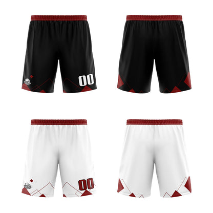 Custom Red Reversible Basketball Suit for Adults and Kids Personalized Jersey