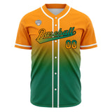 Custom Gradient Baseball Jerseys Personalized Name Number Logo