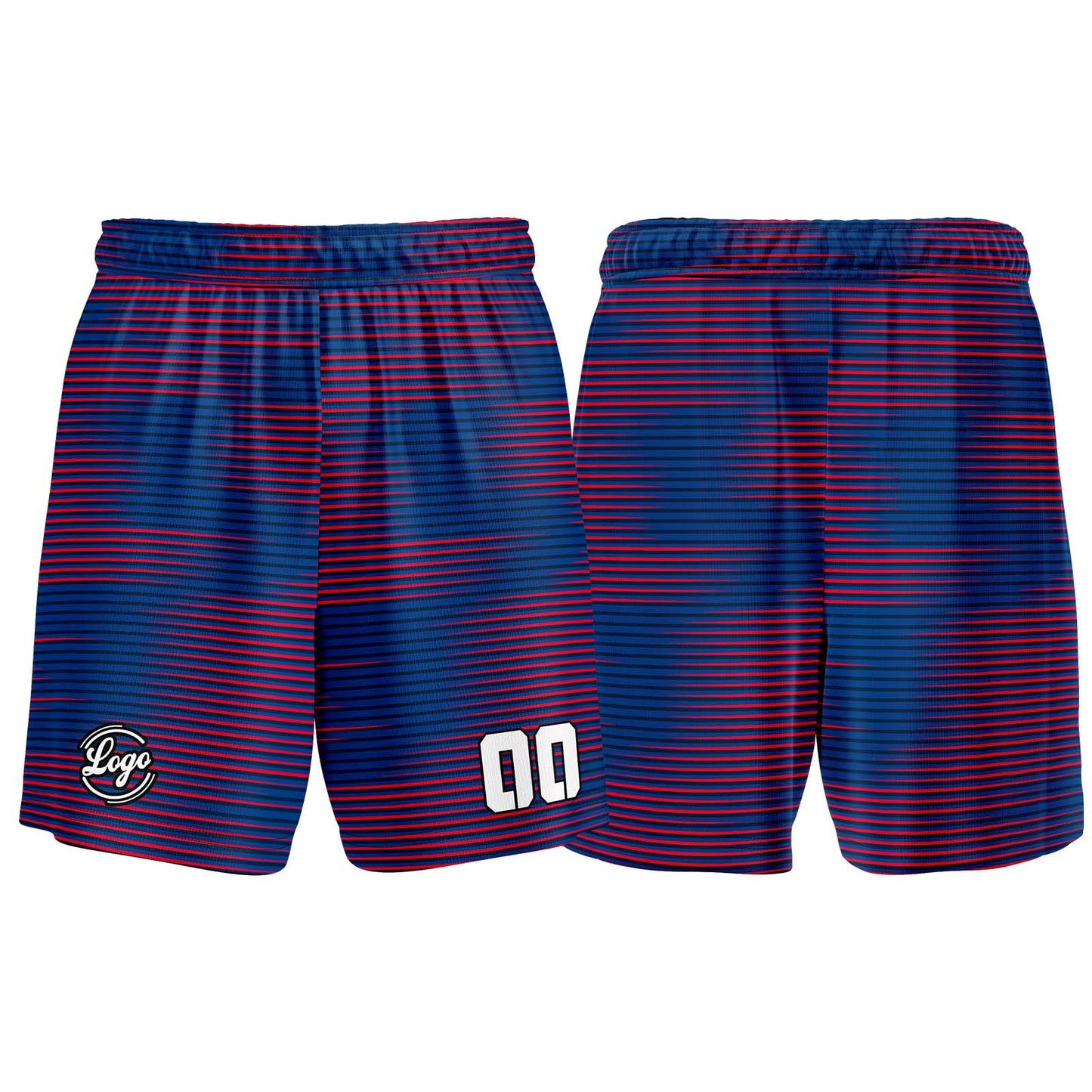 Custom Blue Red Basketball Jersey Uniform Suit Printed Your Logo Name Number