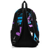 Customize Light Blue Purple Sports Backpacks Featuring Personalized Names, Numbers and Logos