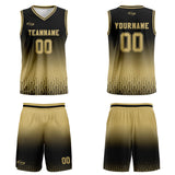 Custom Black Light Brown Gradient Basketball Jersey Uniform Suit Printed Your Logo Name Number