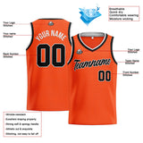 Custom Stitched Basketball Jersey for Men, Women  And Kids Orange-Black