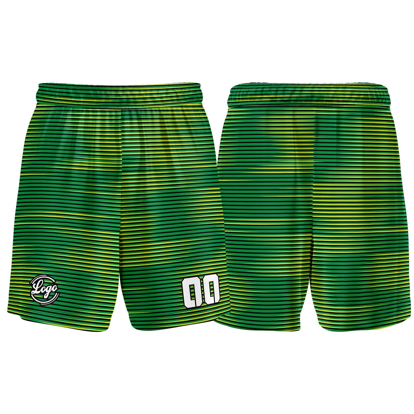 Custom Green Basketball Jersey Uniform Suit Printed Your Logo Name Number