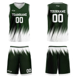 Custom Olive Green White Basketball Jersey Uniform Suit Printed Your Logo Name Number