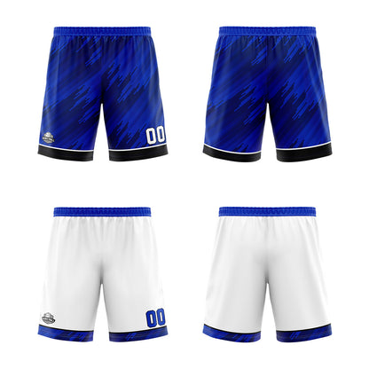 Custom Strip-Type Royal Reversible Basketball Suit for Adults and Kids Personalized Jersey