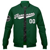 Custom Varsity Jacket Letterman jacket for Men, Women and Youth Grün Schwarz Weiß