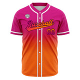 Custom Gradient Baseball Jerseys Personalized Name Number Logo