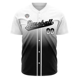 Custom Gradient Baseball Jerseys Personalized Name Number Logo