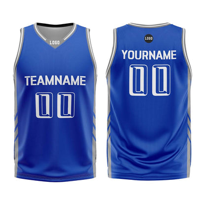 Custom Royal Blue Basketball Jersey Uniform Suit Printed Your Logo Name Number
