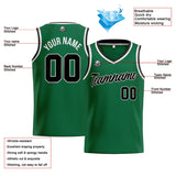 Custom Stitched Basketball Jersey for Men, Women  And Kids Green-Black-White