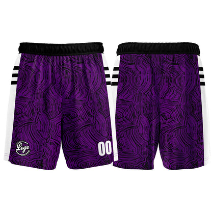 Custom Black Purple Basketball Jersey Uniform Suit Printed Your Logo Name Number
