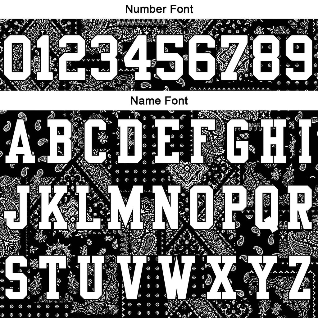 Custom Football Polo Shirts  Add Your Unique Logo/Name/Number Bandanna-Black