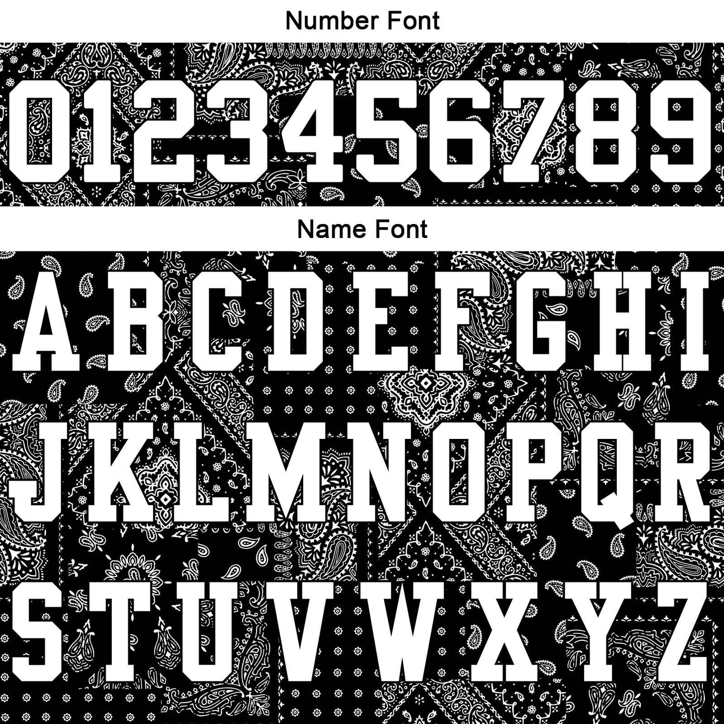 Custom Football Polo Shirts  Add Your Unique Logo/Name/Number Bandanna-Black