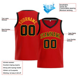 Custom Stitched Basketball Jersey for Men, Women And Kids Red-Black-Yellow