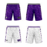 Custom Purple Reversible Basketball Suit for Adults and Kids Personalized Jersey