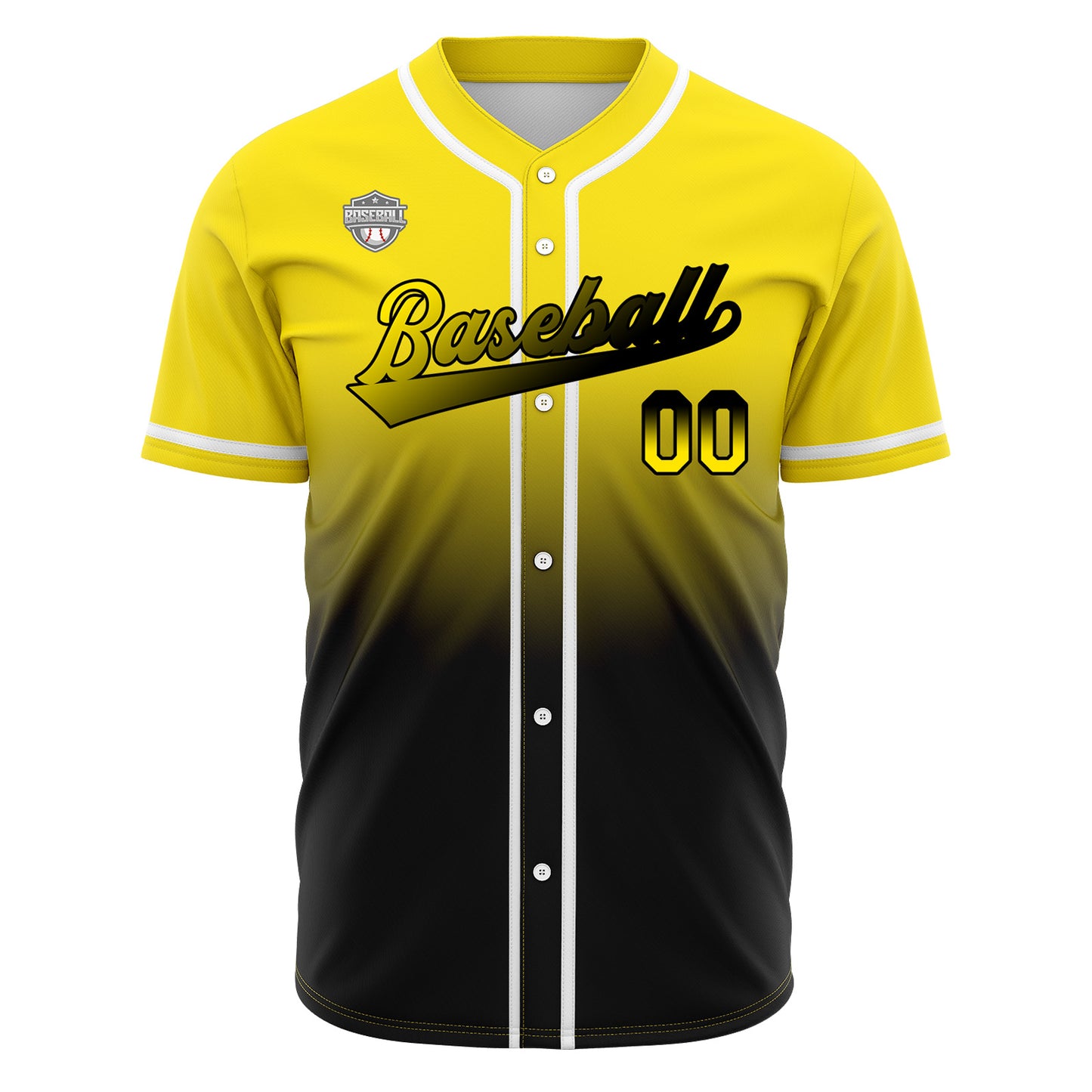 Custom Gradient Baseball Jerseys Personalized Name Number Logo
