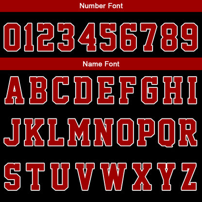 Custom Red Black Short Sleeve Hoodies for Men Women Shirts with Hoods Printed Name Logo