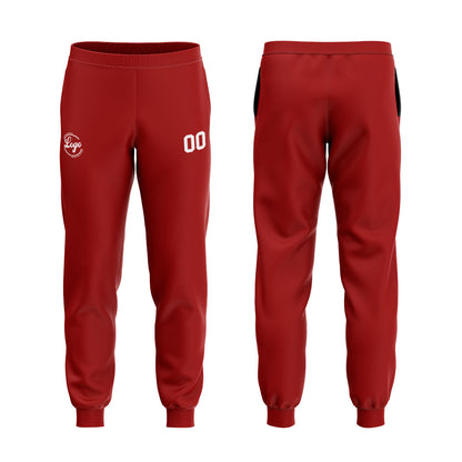 Custom Black Deep Red Sports hoodie Sweatshirt Set for Men Women Youth Tops and Pants Set Tracksuit