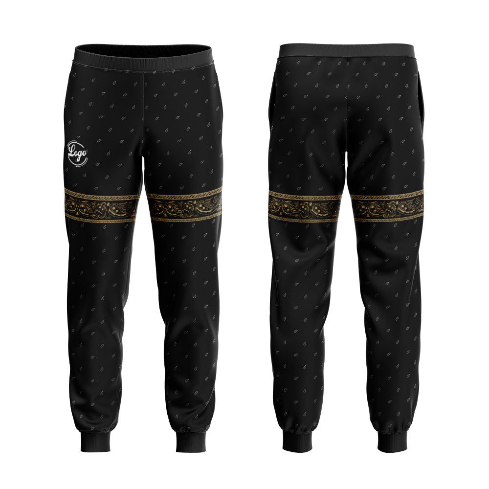 Custom Black  Sports hoodie Sweatshirt Set for Men Women Youth Tops and Pants Set Tracksuit