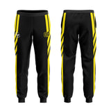 Custom Black  Sports hoodie Sweatshirt Set for Men Women Youth Tops and Pants Set Tracksuit