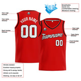 Custom Stitched Basketball Jersey for Men, Women  And Kids Red-Black