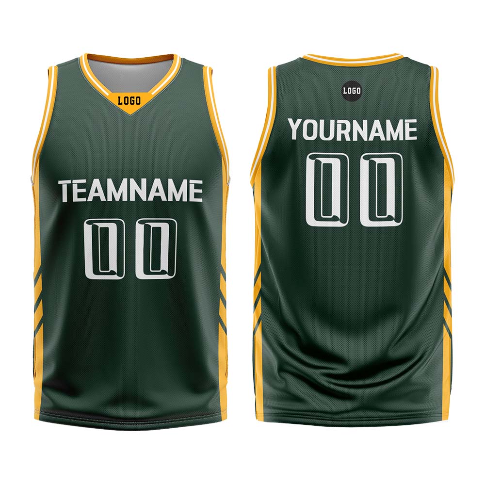 Custom Olive Green Basketball Jersey Uniform Suit Printed Your Logo Name Number