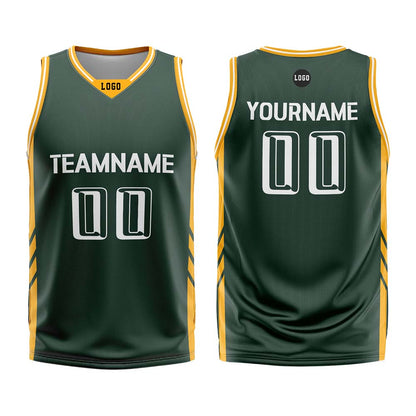 Custom Olive Green Basketball Jersey Uniform Suit Printed Your Logo Name Number