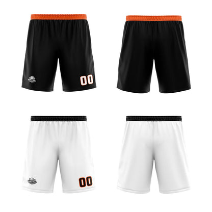 Custom Black White Reversible Basketball Jersey Uniform Suit Printed Your Logo Name Number