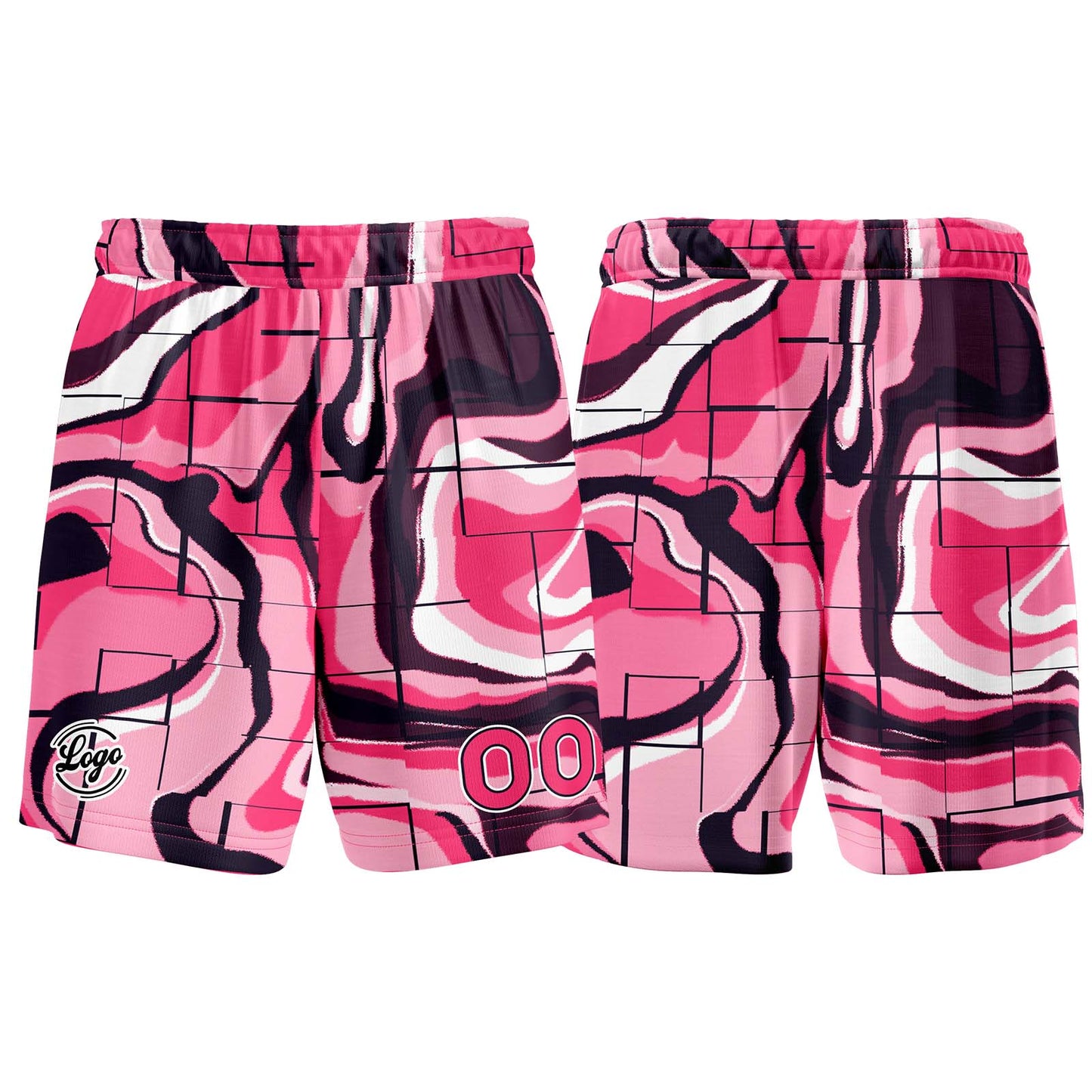 Custom Pink Basketball Jersey Uniform Suit Printed Your Logo Name Number