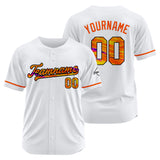 Custom White Baseball Jersey Stitched Design Personalized Hip Hop Baseball Shirts