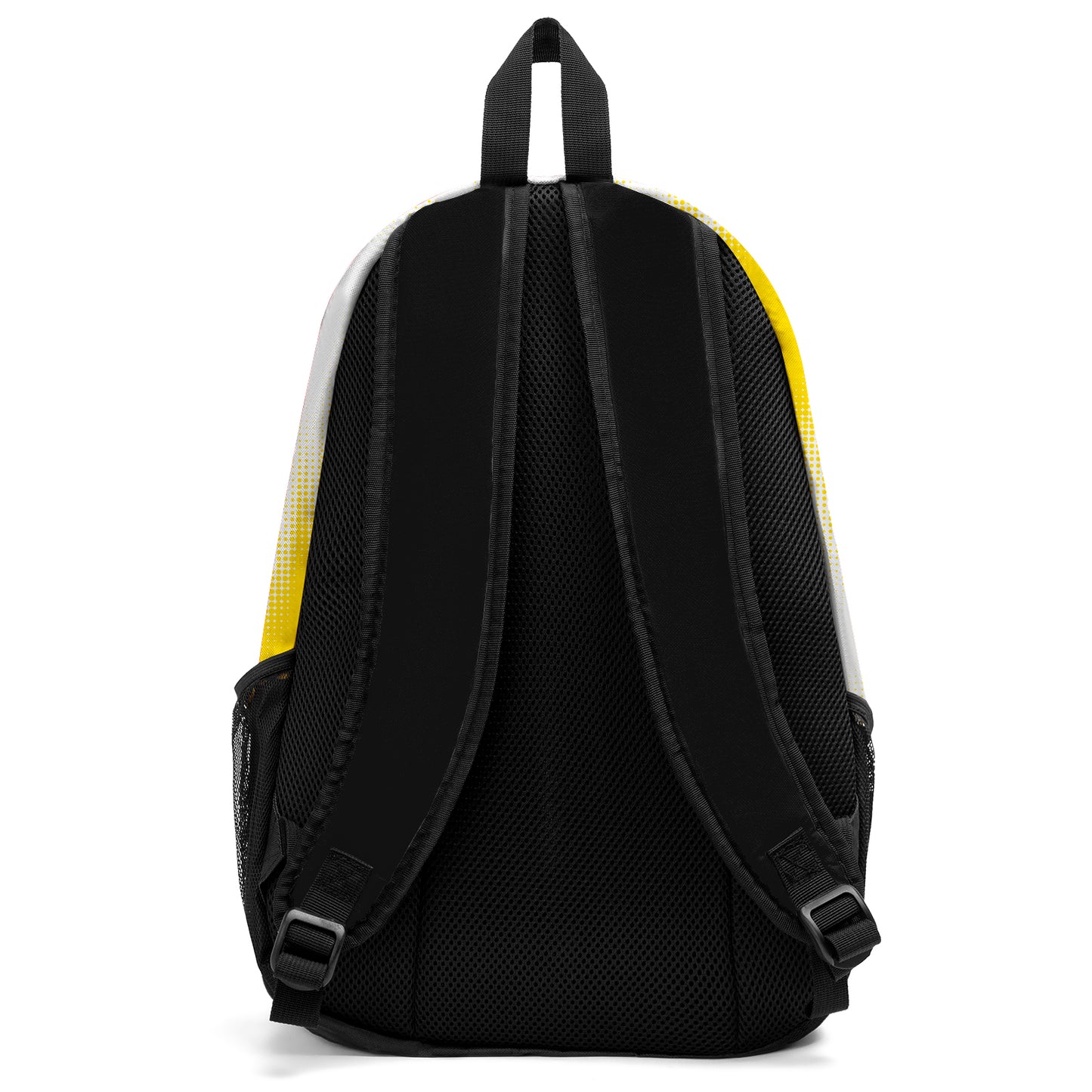 Customize Yellow White Sports Backpacks Featuring Personalized Names, Numbers and Logos