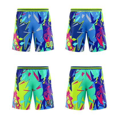 Custom Neon Green Reversible Basketball Suit for Adults and Kids Personalized Jersey
