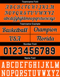 Custom Basketball Jersey Orange-Black
