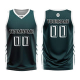 Custom Green Basketball Jersey Uniform Suit Printed Your Logo Name Number
