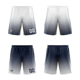 Custom White Navy Gray Reversible Basketball Suit for Adults and Kids Personalized Jersey
