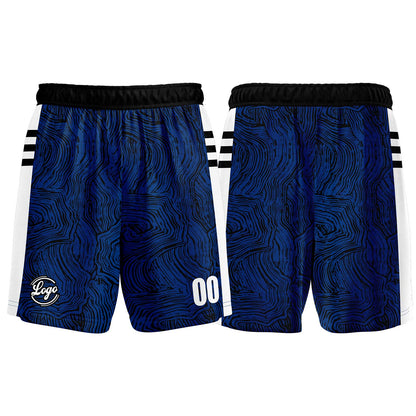 Custom Black Blue Basketball Jersey Uniform Suit Printed Your Logo Name Number