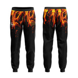 Custom Black Gold Sports hoodie Sweatshirt Set for Men Women Youth Tops and Pants Set Tracksuit