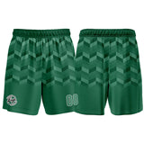 Custom Green Basketball Jersey Uniform Suit Printed Your Logo Name Number