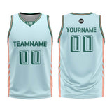 Custom Tiffany Blue Basketball Jersey Uniform Suit Printed Your Logo Name Number