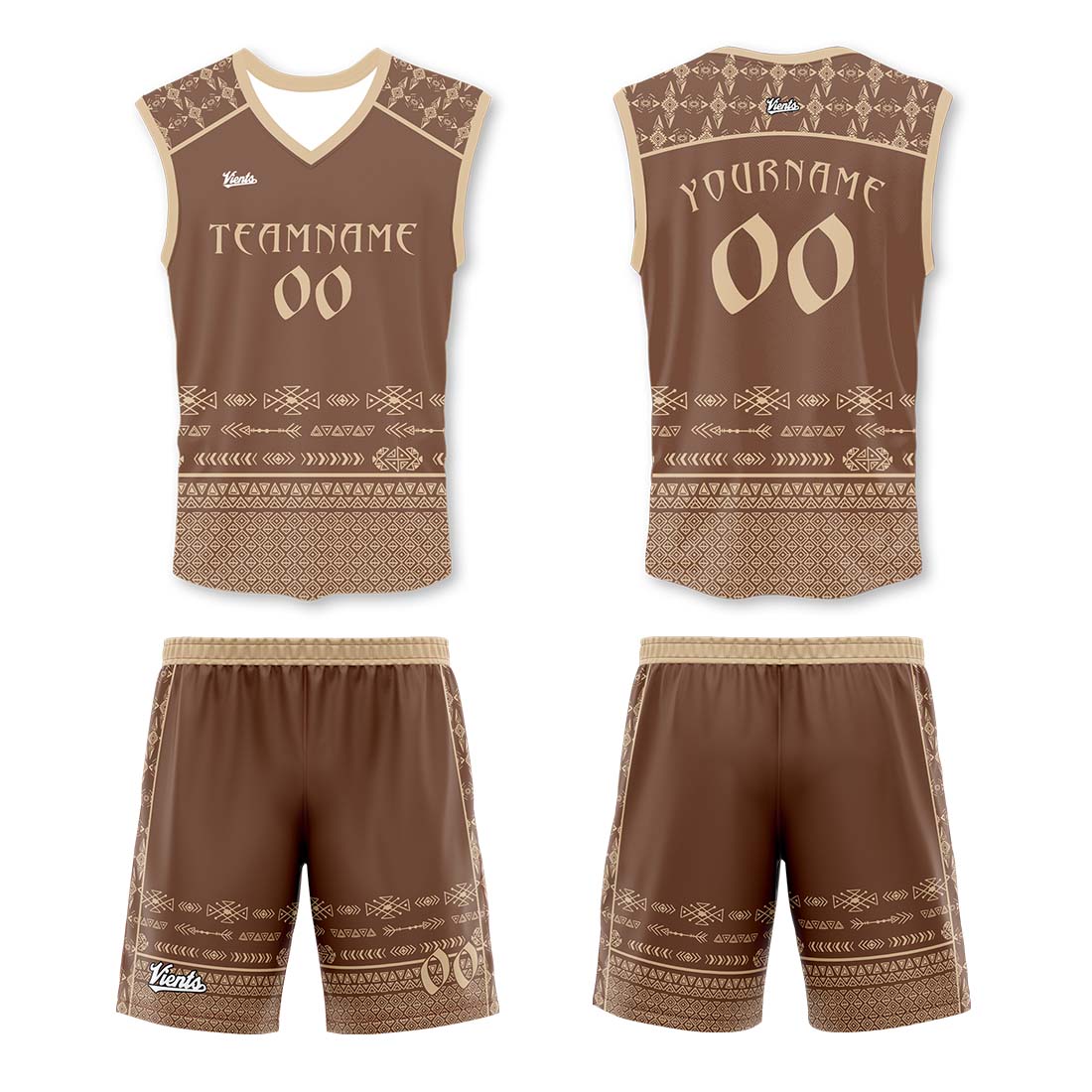 Custom Brown Black Thin Strap Basketball Jersey, Breathable Mesh Training Uniform for Adults & Youth