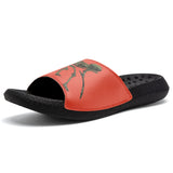 Customized Basketball Slippers With Added Patterns, Name Number Logo