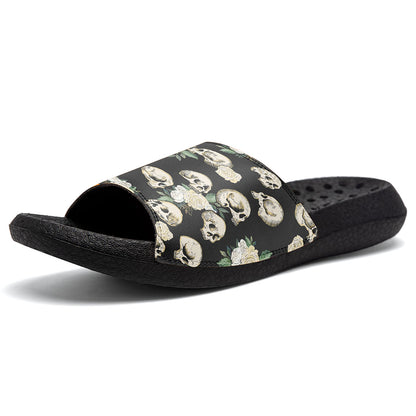 Customized Basketball Slippers With Added Patterns, Name Number Logo