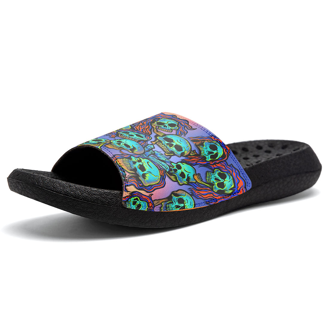 Customized Basketball Slippers With Added Patterns, Name Number Logo