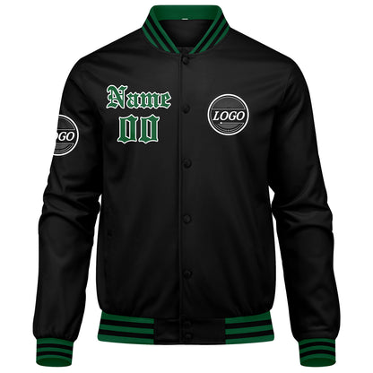 Custom Varsity Jacket Letterman jacket for Men, Women and Youth Green