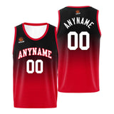 Custom Basketball Jersey Personalized Stitched Team Name Number Logo Red&Black