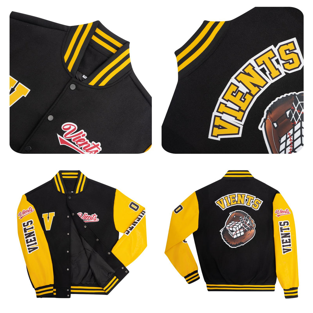 Custom Brown Cream Varsity Jackets for Men Women Youth Personalized Letterman Jackets