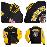Custom Black Dull Orange Varsity Jackets for Men Women Youth Personalized Letterman Jackets