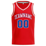 Custom Stitched Basketball Jersey for Men, Women And Kids Red-White-Royal