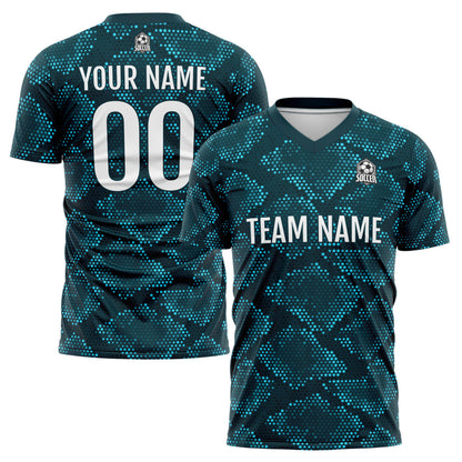 Custom Dark Green Uniform Jersey Kids Adults Personalized Set Jersey Shirt