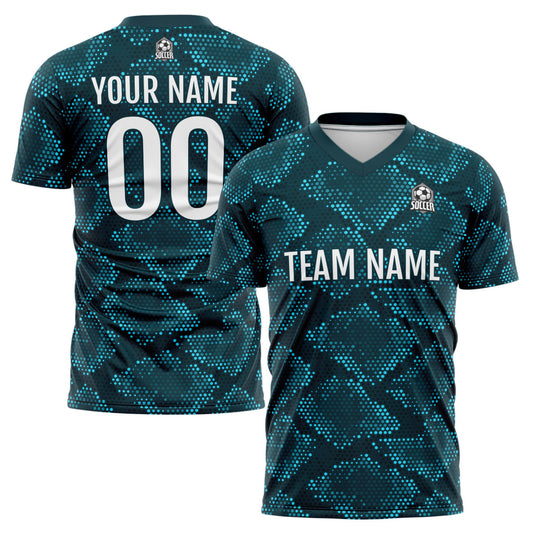 Custom Dark Green Uniform Jersey Kids Adults Personalized Set Jersey Shirt